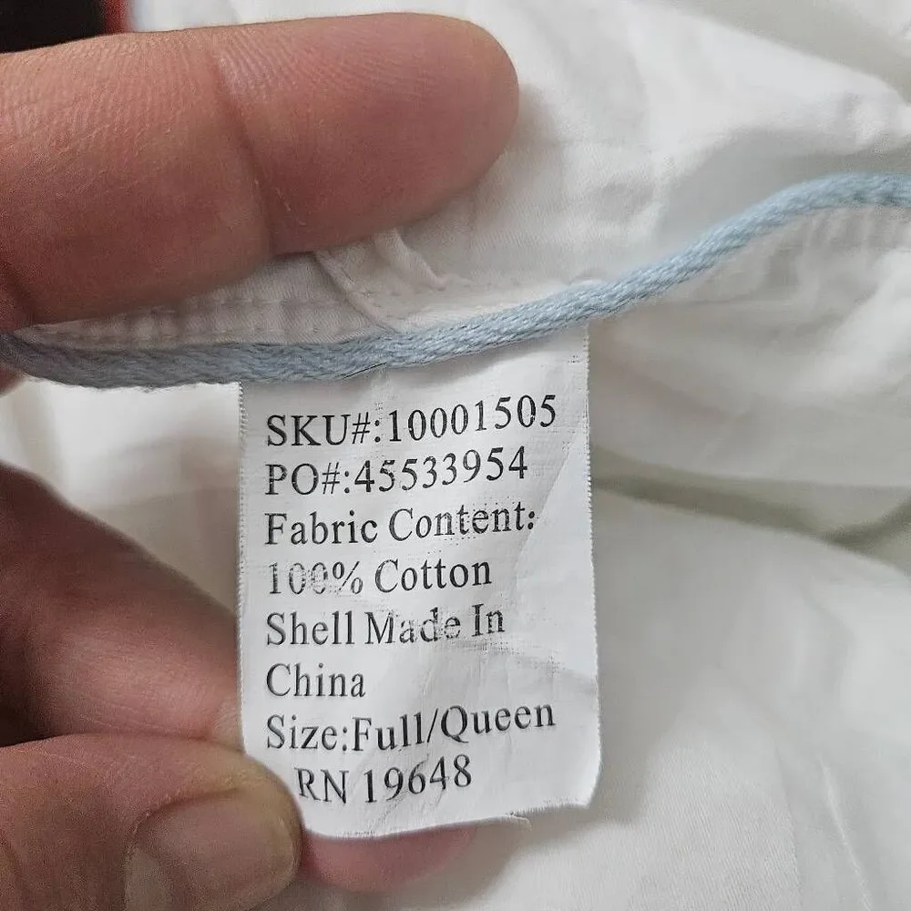 West elm duvet insert full/queen size